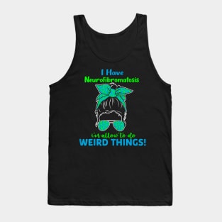 Green  Nf1 Neurofibromatosis Awareness Women NF1 Tank Top